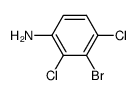 3-bromo-2,4-dichloro-aniline结构式