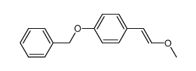 1-(benzyloxy)-4-(2-methoxyvinyl)benzene Structure