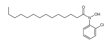 N-(2-chlorophenyl)-N-hydroxytetradecanamide结构式