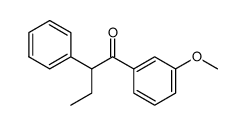 1-(3-methoxyphenyl)-2-phenylbutan-1-one Structure