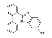 2-(2-phenylphenyl)-3H-benzimidazol-5-amine Structure