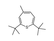 2,7-Di-tert-butylthiepin,4-methyl- Structure