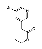 2-(5-溴吡啶-3-基)乙酸乙酯结构式