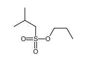 propyl 2-methylpropane-1-sulfonate Structure