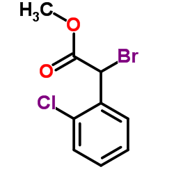 α-溴-氯苯乙酸甲酯结构式