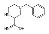 4-benzylpiperazine-2-carboxamide Structure
