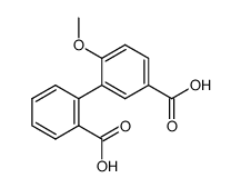 6'-methoxy-biphenyl-2,3'-dicarboxylic acid Structure