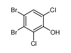 3,4-dibromo-2,6-dichloro-phenol Structure