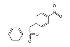 1-(benzenesulfonylmethyl)-2-methyl-4-nitrobenzene结构式