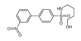 N-(4-hydroxybutyl)-4-(3-nitrophenyl)benzenesulfonamide Structure