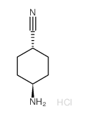 trans-4-Cyanocyclohexylamine hydrochloride Structure