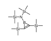 N,N,2,3-tetrakis(trimethylsilyl)boriren-1-amine Structure