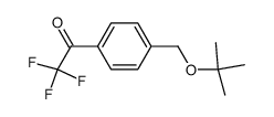 1-((4-tert-butoxymethyl)phenyl)-2,2,2-trifluoro-1-ethanone结构式