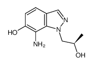 7-Amino-1-[(R)-2-hydroxypropyl]-1H-indazol-6-ol Structure