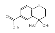 4,4-二甲基-6-乙酰基硫代苯并二氢吡喃结构式