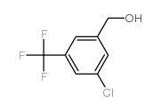 (3-氯-5-(三氟甲基)苯基)甲醇结构式
