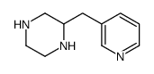 2-(pyridin-3-ylmethyl)piperazine Structure