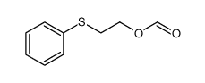 Ethanol, 2-(phenylthio)-, 1-formate Structure