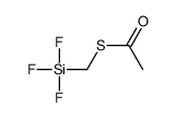 S-(trifluorosilylmethyl) ethanethioate Structure