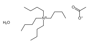 tetrabutylazanium,acetate,hydrate Structure
