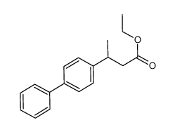 3-biphenyl-4-yl-butyric acid ethyl ester Structure