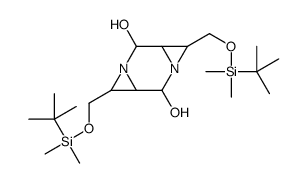 3-[(叔丁基二甲基硅氧基)甲基]氮杂环丙烷-2-甲醛二聚物结构式