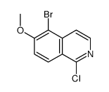 5-bromo-1-chloro-6-methoxyisoquinoline Structure