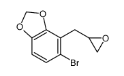 5-bromo-4-(oxiran-2-ylmethyl)-1,3-benzodioxole Structure