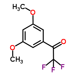 1-(3,5-Dimethoxyphenyl)-2,2,2-trifluoroethanone结构式