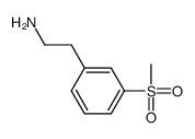 2-(3-甲砜基苯基)乙胺结构式