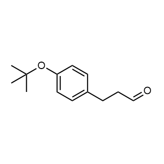 3-(4-(叔丁氧基)苯基)丙醛结构式
