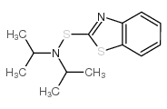 N,N-diisopropylbenzothiazole-2-sulphenamide Structure