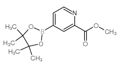 2-甲氧羰基吡啶-4-硼酸频哪醇酯结构式
