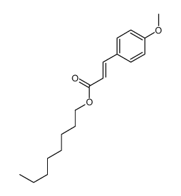 octyl 3-(4-methoxyphenyl)prop-2-enoate结构式