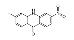 3-iodo-6-nitro-10H-acridin-9-one Structure