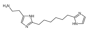 2-[2-[6-(1H-imidazol-2-yl)hexyl]-1H-imidazol-5-yl]ethanamine Structure