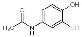 N-(4-hydroxy-3-sulfanylphenyl)acetamide结构式
