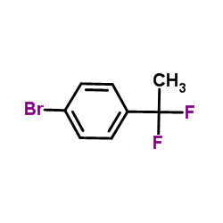 1-溴-4-(1,1-二氟乙基)苯结构式