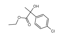 ethyl 2-(4-chlorophenyl)-2-hydroxypropionate Structure