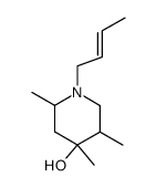 1-but-2t-enyl-2,4,5-trimethyl-piperidin-4-ol Structure
