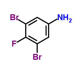 3,5-二溴-4-氟苯胺结构式