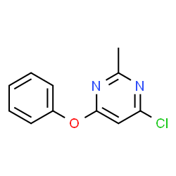 4-Chloro-2-methyl-6-phenoxypyrimidine Structure