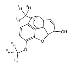 (4S,4aR,7S,7aR,12bS)-9-(trideuteriomethoxy)-3-(trideuteriomethyl)-2,4,4a,7,7a,13-hexahydro-1H-4,12-methanobenzofuro[3,2-e]isoquinoline-7-ol Structure