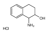 1-氨基-1,2,3,4-四氢萘-2-醇盐酸盐结构式