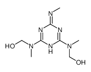 [[4-[hydroxymethyl(methyl)amino]-6-(methylamino)-1,3,5-triazin-2-yl]-methylamino]methanol结构式