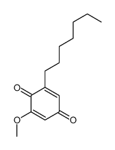 2-heptyl-6-methoxycyclohexa-2,5-diene-1,4-dione Structure