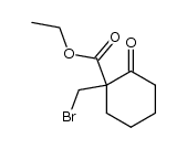 ethyl 1-(bromomethyl)-2-oxocyclohexanecarboxylate Structure