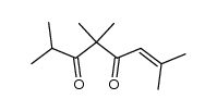tetramethyl-2,5,5,7-octene-2-dione-4,6结构式