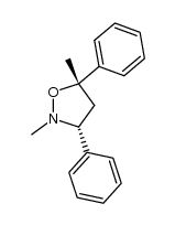 (+/-)-cis-2,5-dimethyl-3,5-diphenylisoxazolidine Structure