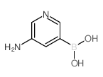 5-Aminopyridin-3-ylboronic acid Structure